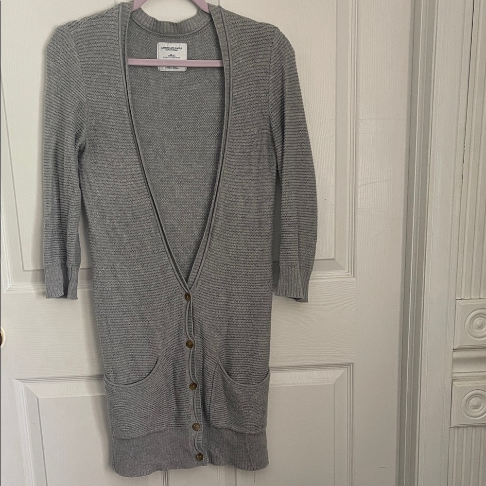 American Eagle Outfitters Gray Women's Cardigan